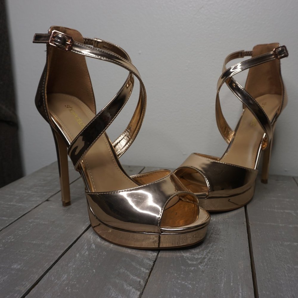 Rose gold heels - Picture 2 of 5
